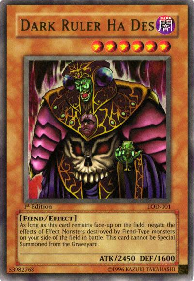 Dark Ruler Ha Des [LOD-001] Ultra Rare - Josh's Cards