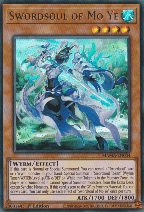 Swordsoul of Mo Ye [MAMA-EN034] Ultra Rare - Josh's Cards