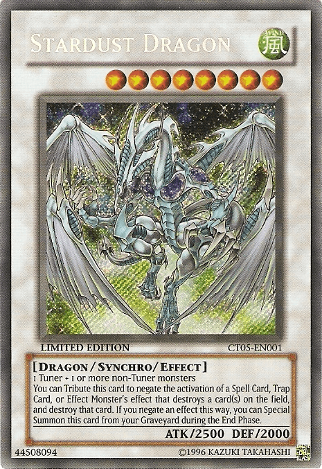 Stardust Dragon [CT05-EN001] Secret Rare - Josh's Cards