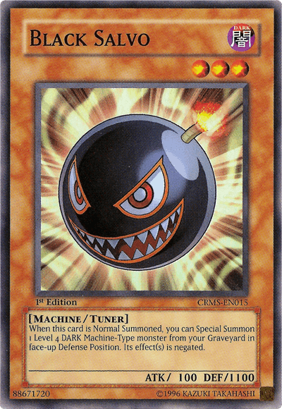 Black Salvo [CRMS-EN015] Super Rare - Josh's Cards