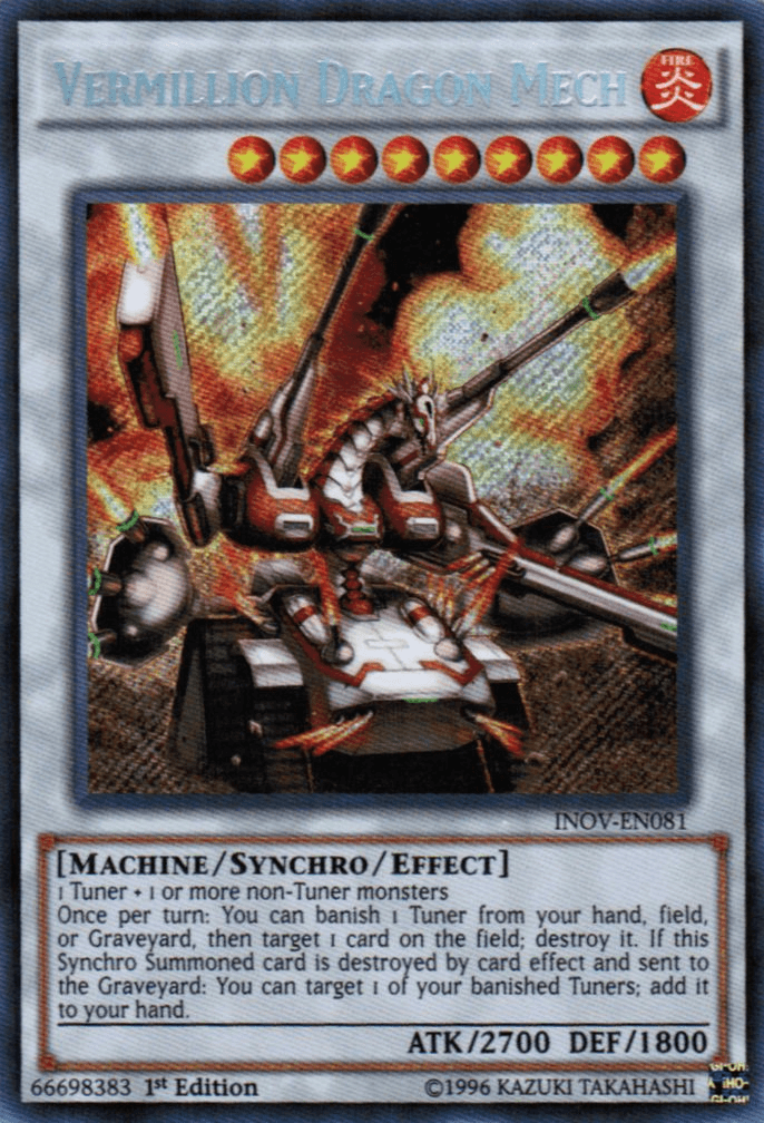 Vermillion Dragon Mech [INOV-EN081] Secret Rare - Josh's Cards