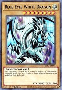 Blue-Eyes White Dragon (Green) [LDS2-EN001] Ultra Rare - Josh's Cards