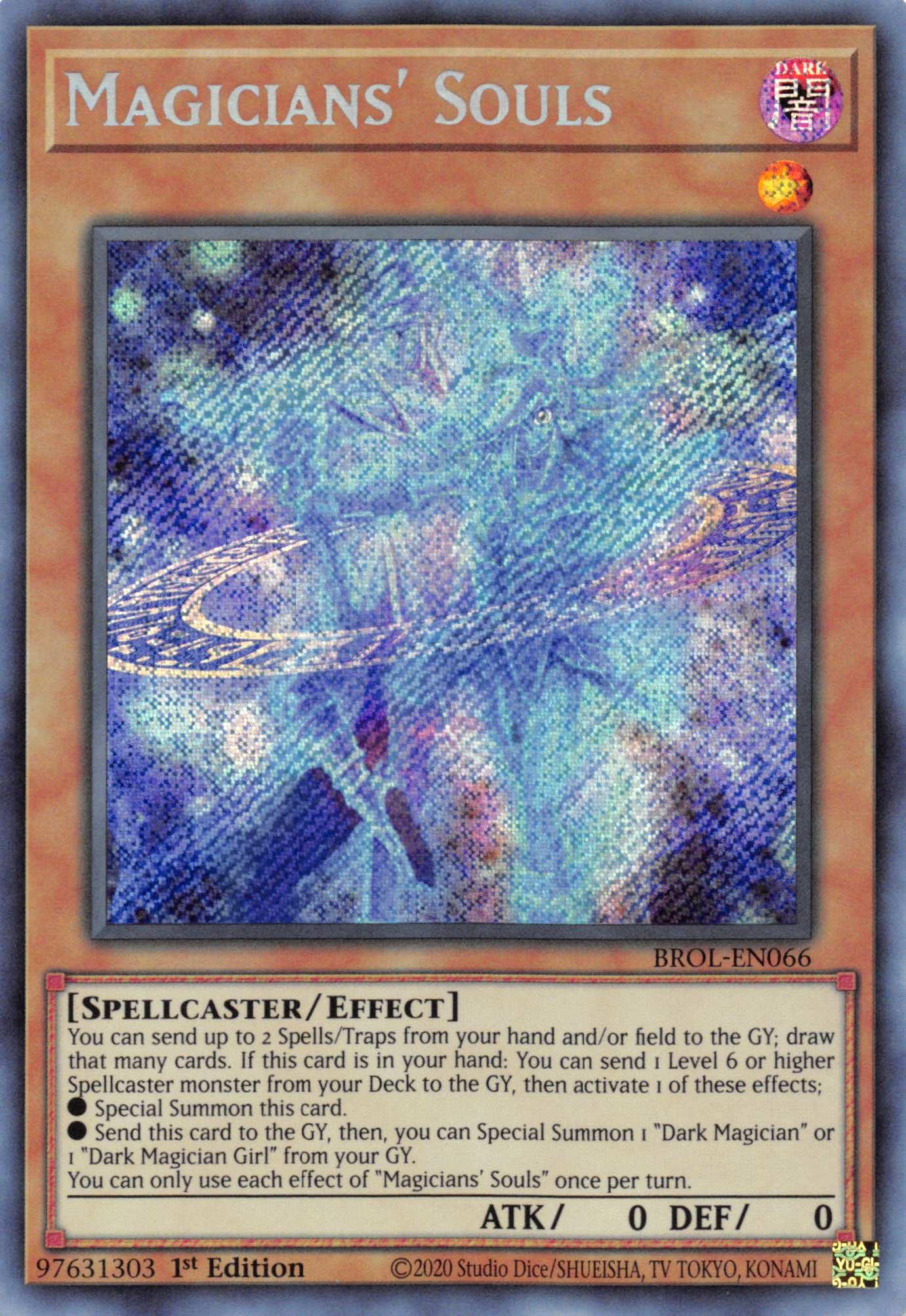 Magicians' Souls [BROL-EN066] Secret Rare - Josh's Cards