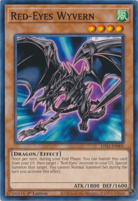 Red-Eyes Wyvern [LDS1-EN005] Common - Josh's Cards