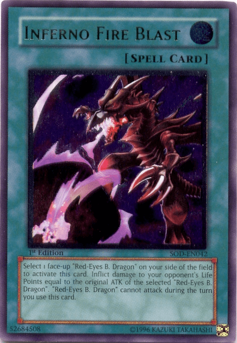Inferno Fire Blast [SOD-EN042] Ultimate Rare - Josh's Cards