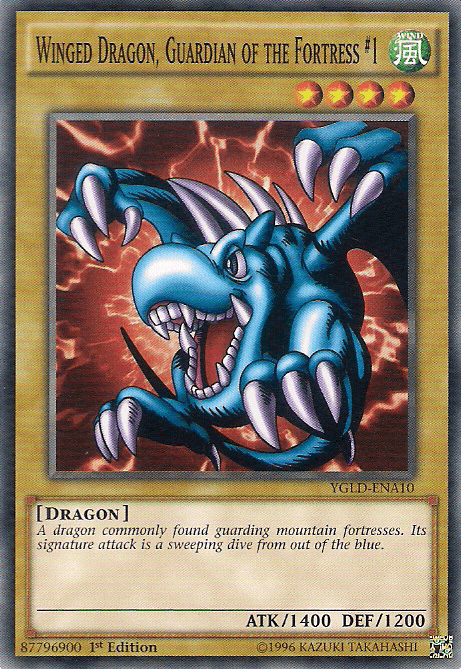 Winged Dragon, Guardian of the Fortress #1 [YGLD-ENA10] Common - Josh's Cards