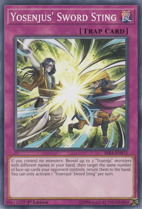 Yosenjus' Sword Sting [RIRA-EN071] Common - Josh's Cards