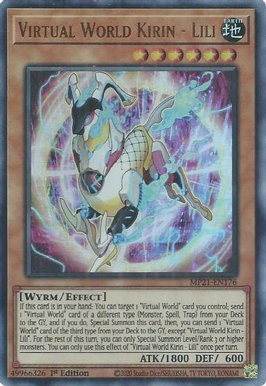 Virtual World Kirin - Lili [MP21-EN176] Ultra Rare - Josh's Cards