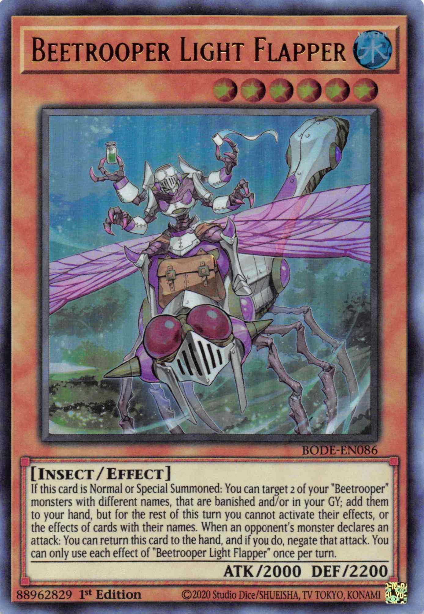 Beetrooper Light Flapper [BODE-EN086] Ultra Rare - Josh's Cards