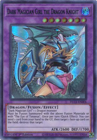 Dark Magician Girl the Dragon Knight (Alternate Art) (Blue) [DLCS-EN006] Ultra Rare - Josh's Cards