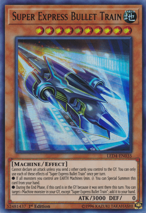 Super Express Bullet Train [LED4-EN035] Ultra Rare - Josh's Cards