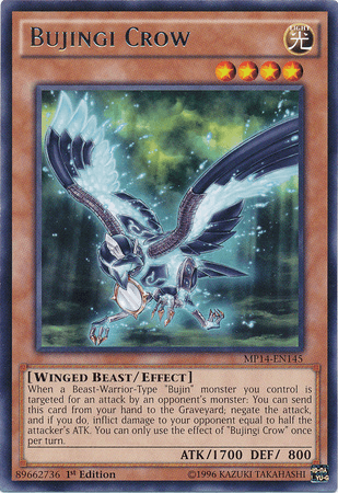 Bujingi Crow [MP14-EN145] Rare - Josh's Cards