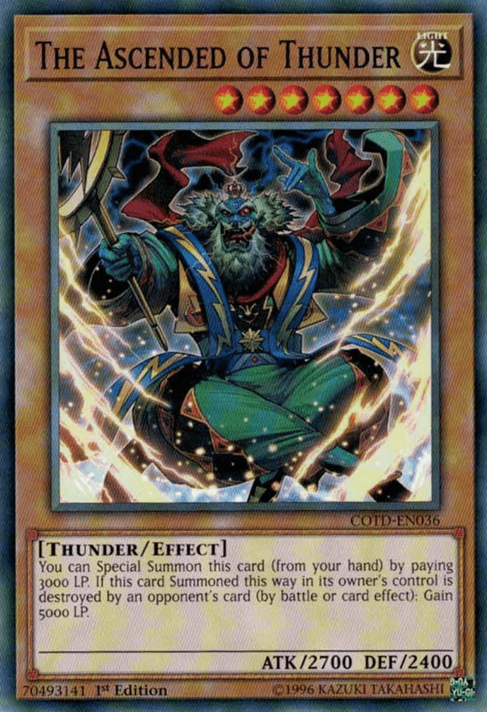 The Ascended of Thunder [COTD-EN036] Short Print - Josh's Cards