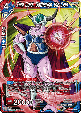 King Cold, Gathering the Clan (BT14-150) [Cross Spirits] Parallel Foil