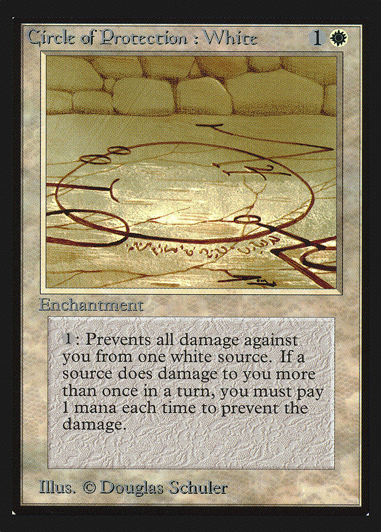 Circle of Protection: White (IED-) - Intl. Collectors' Edition