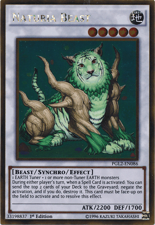 Naturia Beast [PGL2-EN086] Gold Rare - Josh's Cards