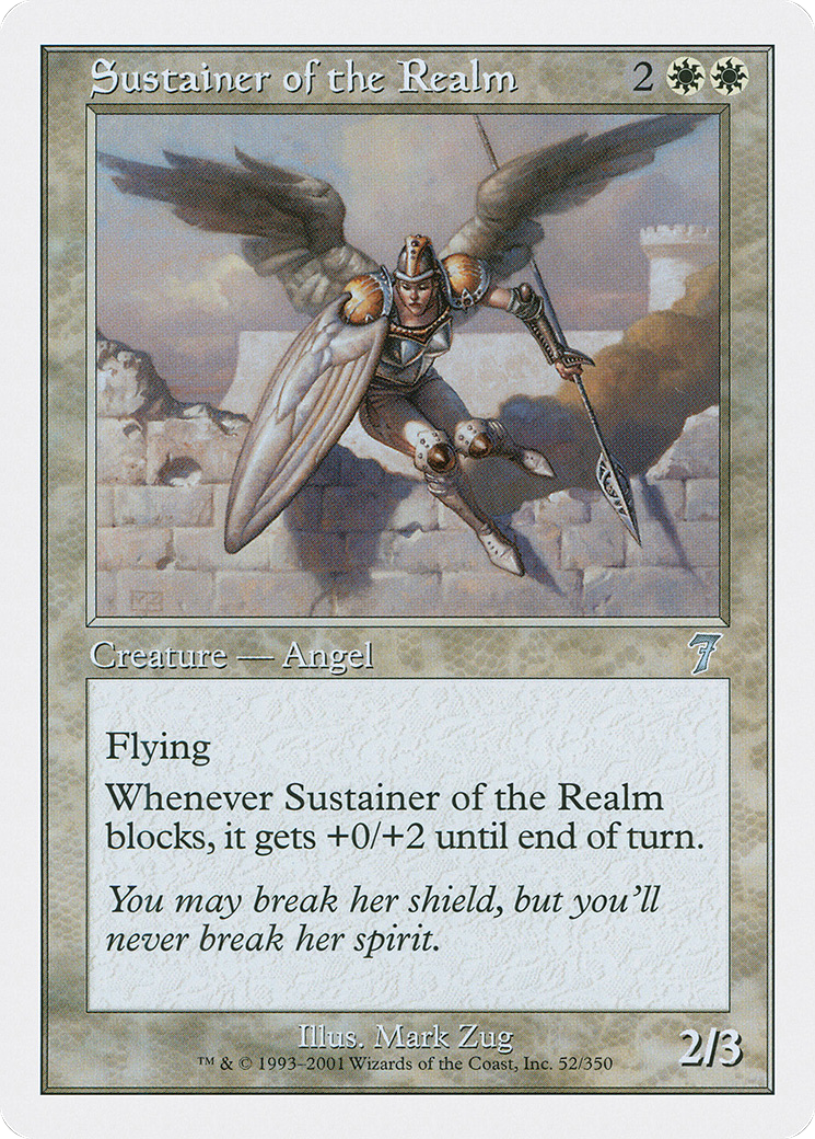 Sustainer of the Realm [Seventh Edition] Foil