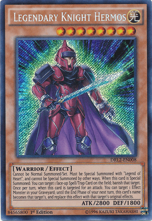 Legendary Knight Hermos [DRL2-EN008] Secret Rare - Josh's Cards