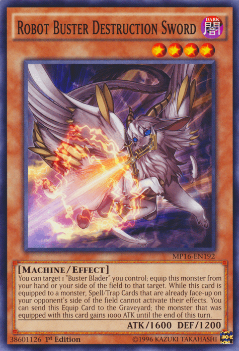 Robot Buster Destruction Sword [MP16-EN192] Common - Josh's Cards