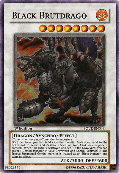 Black Brutdrago [SOVR-EN043] Super Rare - Josh's Cards