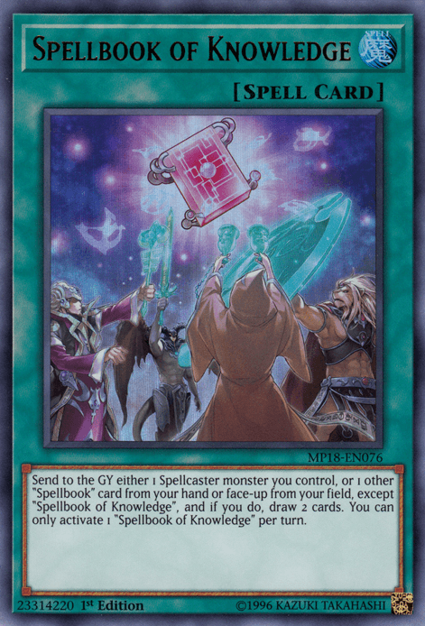 Spellbook of Knowledge [MP18-EN076] Ultra Rare - Josh's Cards