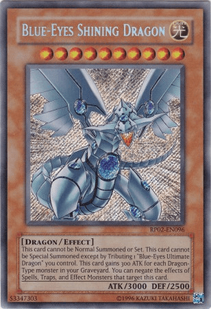 Blue-Eyes Shining Dragon [RP02-EN096] Secret Rare - Josh's Cards