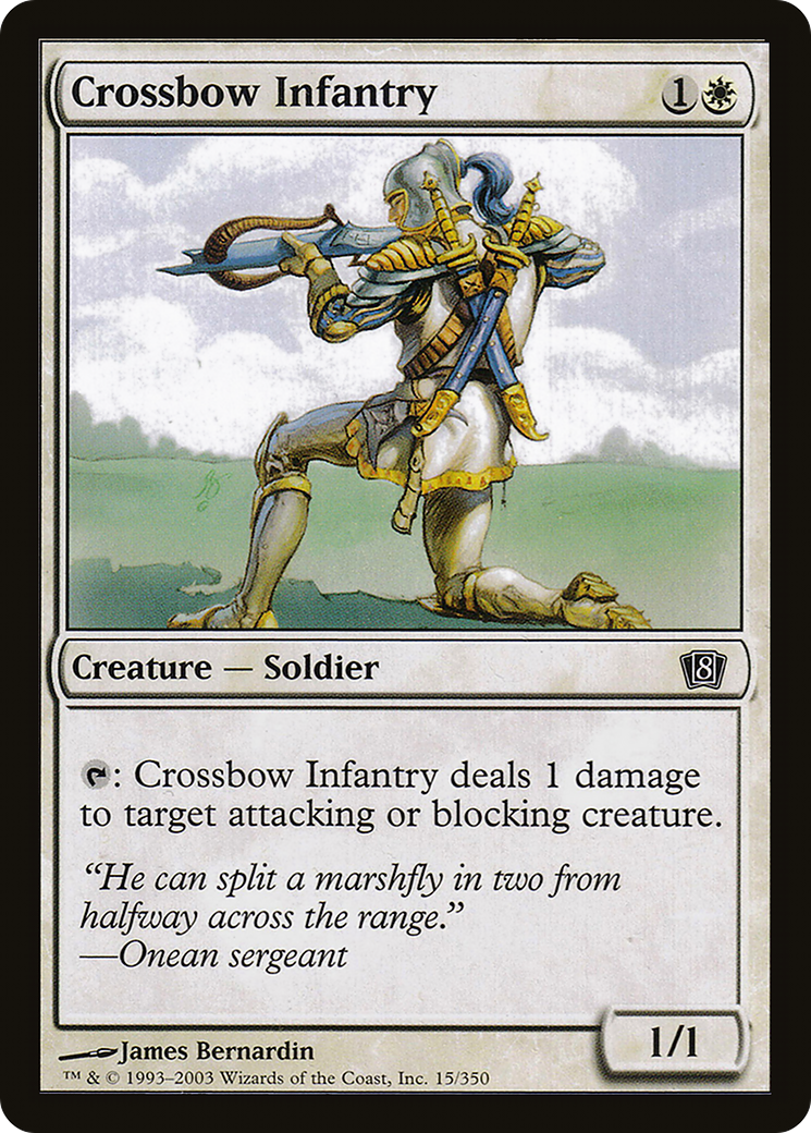Crossbow Infantry [Eighth Edition] Foil