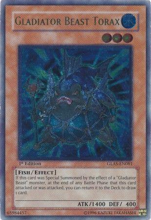 Gladiator Beast Torax [GLAS-EN081] Ultimate Rare - Josh's Cards