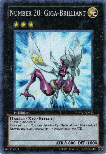 Number 20: Giga-Brilliant [PHSW-EN042] Super Rare - Josh's Cards