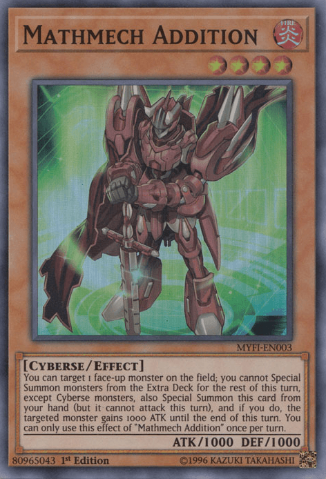 Mathmech Addition [MYFI-EN003] Super Rare - Josh's Cards