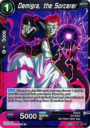 Demigra, the Sorcerer (BT7-105) [Assault of the Saiyans] Parallel Foil