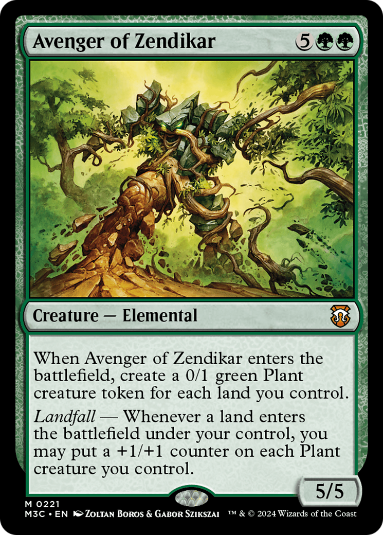 Avenger of Zendikar (M3C-221) - Modern Horizons 3 Commander Foil