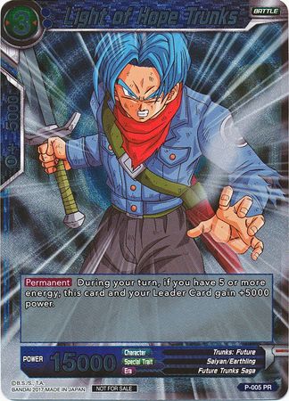 Light of Hope Trunks (P-005) [Promotion Cards] Parallel Foil