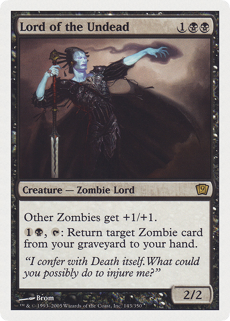 Lord of the Undead [Ninth Edition] Foil