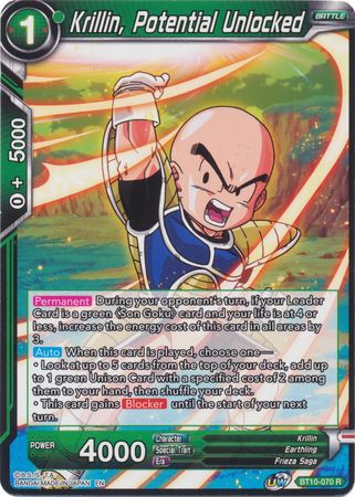 Krillin, Potential Unlocked (BT10-070) [Rise of the Unison Warrior 2nd Edition] Parallel Foil