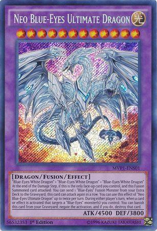 Neo Blue-Eyes Ultimate Dragon [MVP1-ENS01] Secret Rare - Josh's Cards