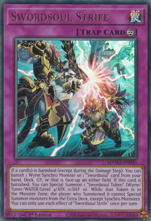 Swordsoul Strife [MAMA-EN045] Ultra Rare - Josh's Cards