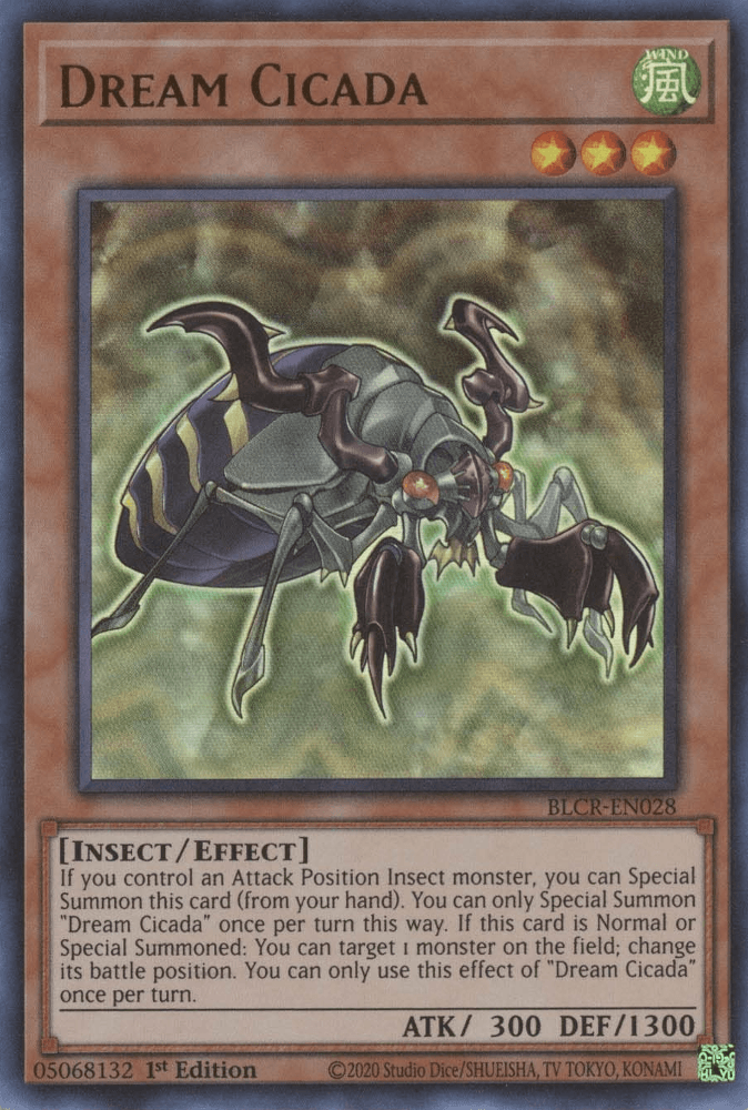 Dream Cicada [BLCR-EN028] Ultra Rare - Josh's Cards