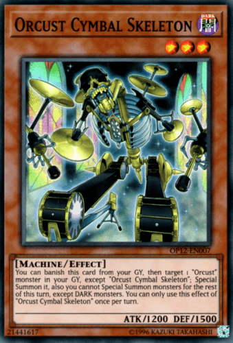 Orcust Cymbal Skeleton [OP12-EN007] Super Rare - Josh's Cards
