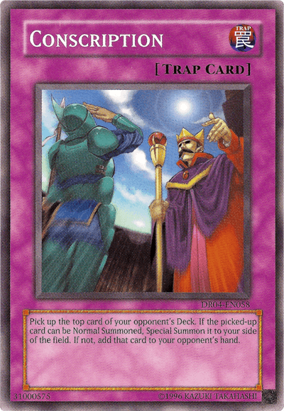 Conscription [DR04-EN058] Common - Josh's Cards