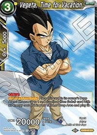 Vegeta, Time for Vacation (EX09-02) [Saiyan Surge] Parallel Foil