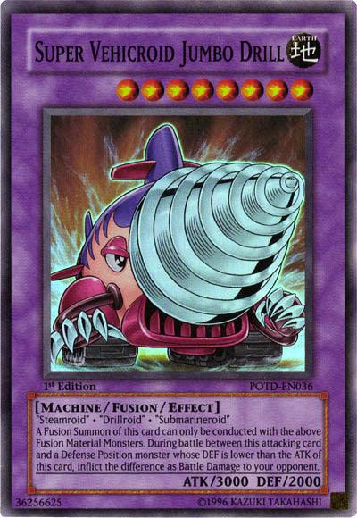 Super Vehicroid Jumbo Drill [POTD-EN036] Super Rare - Josh's Cards