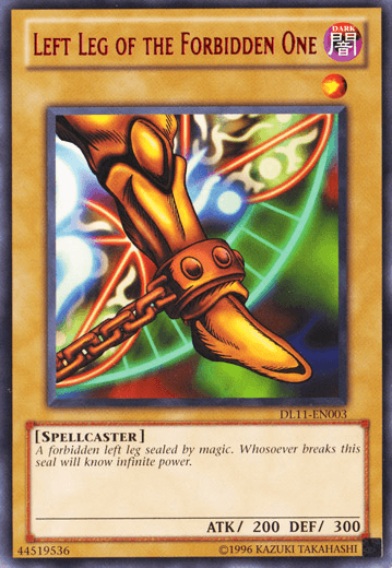 Left Leg of the Forbidden One (Red) [DL11-EN003] Rare - Josh's Cards