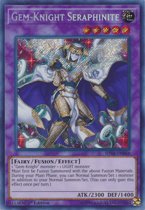 Gem-Knight Seraphinite [SHVA-EN048] Secret Rare - Josh's Cards