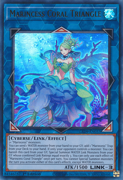 Marincess Coral Triangle [LED9-EN033] Ultra Rare - Josh's Cards