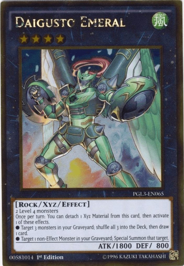 Daigusto Emeral [PGL3-EN065] Gold Rare - Josh's Cards