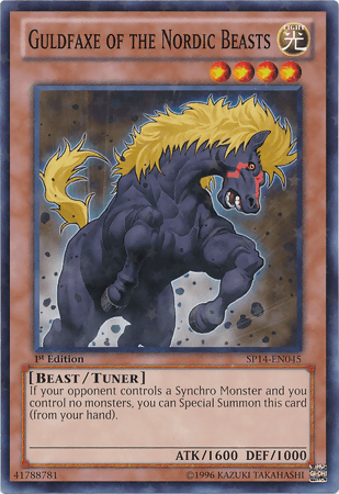 Guldfaxe of the Nordic Beasts [SP14-EN045] Starfoil Rare - Josh's Cards