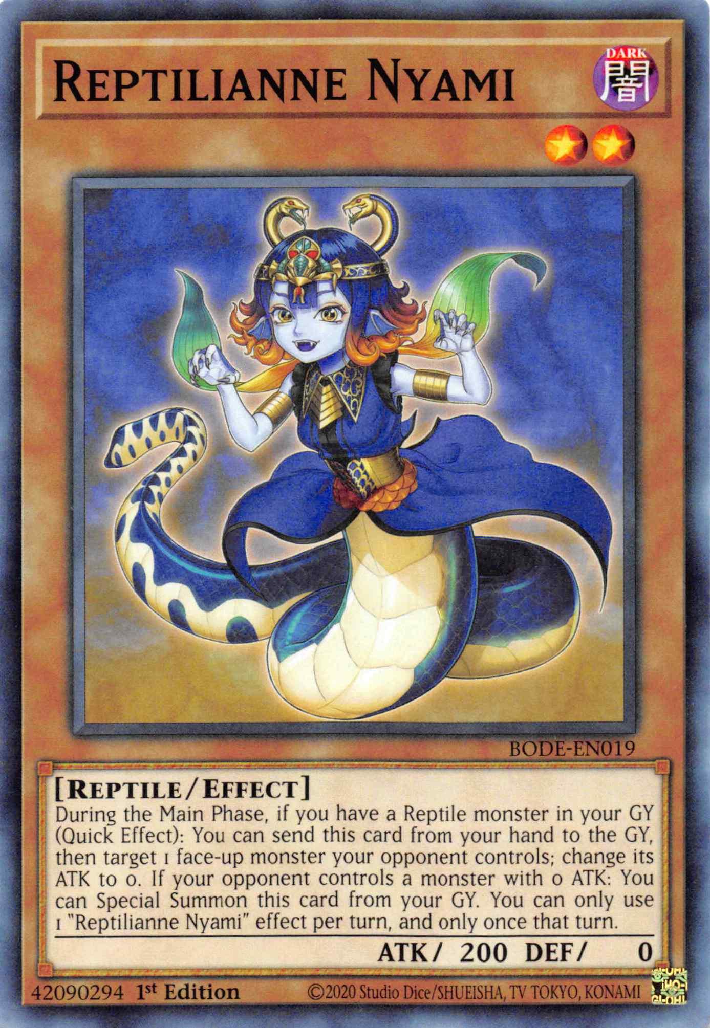 Reptilianne Nyami [BODE-EN019] Common - Josh's Cards