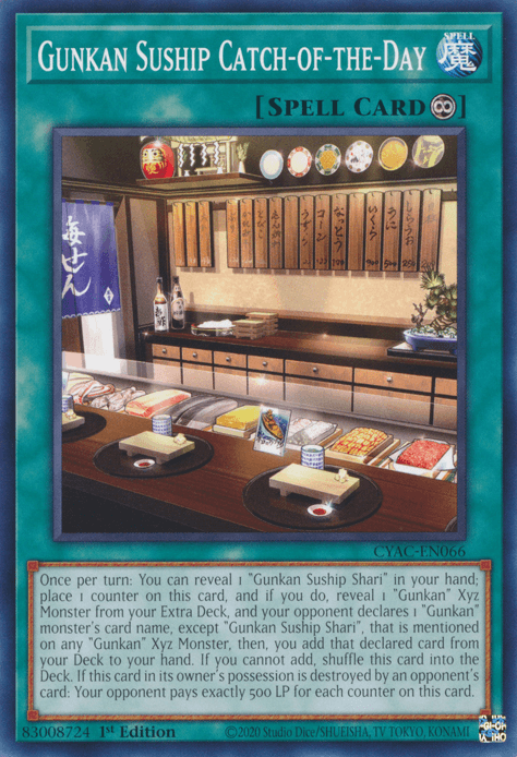 Gunkan Suship Catch-of-the-Day [CYAC-EN066] Common - Josh's Cards