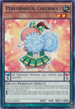 Performapal Cheermole [NECH-EN001] Rare - Josh's Cards
